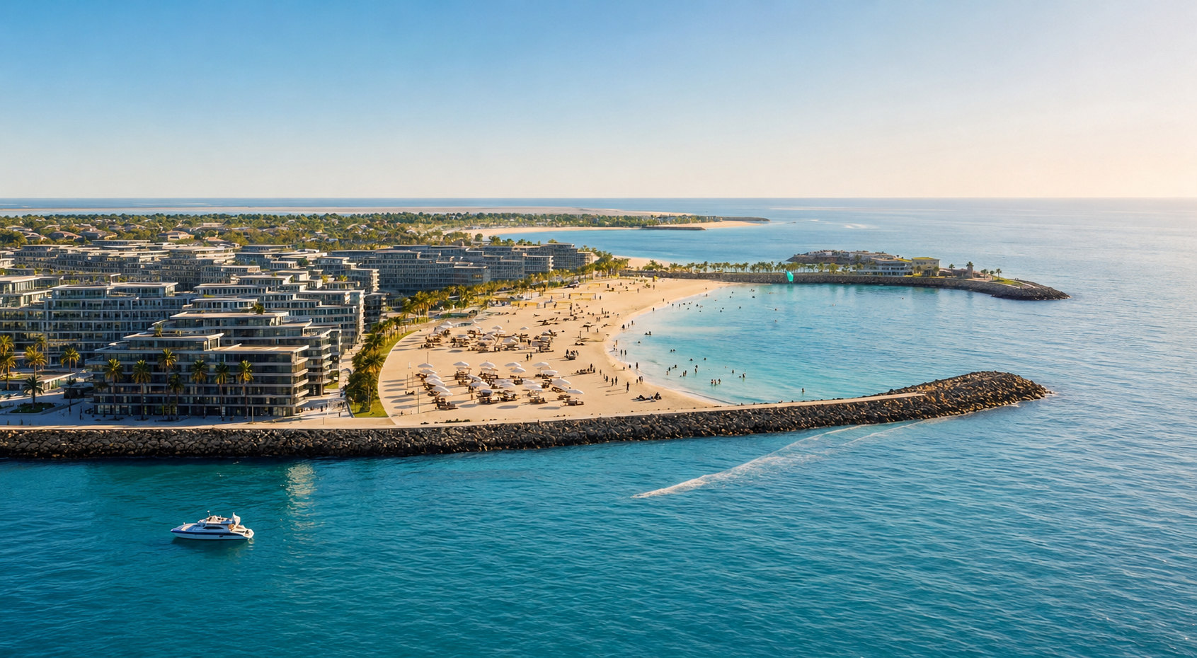 Marsa Al Saadiyat beach and marina